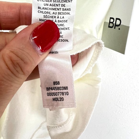 NWT BP Empowerment Short Sleeve Crew Neck Graphic T-Shirt White Women's Size XS - Picture 8 of 9